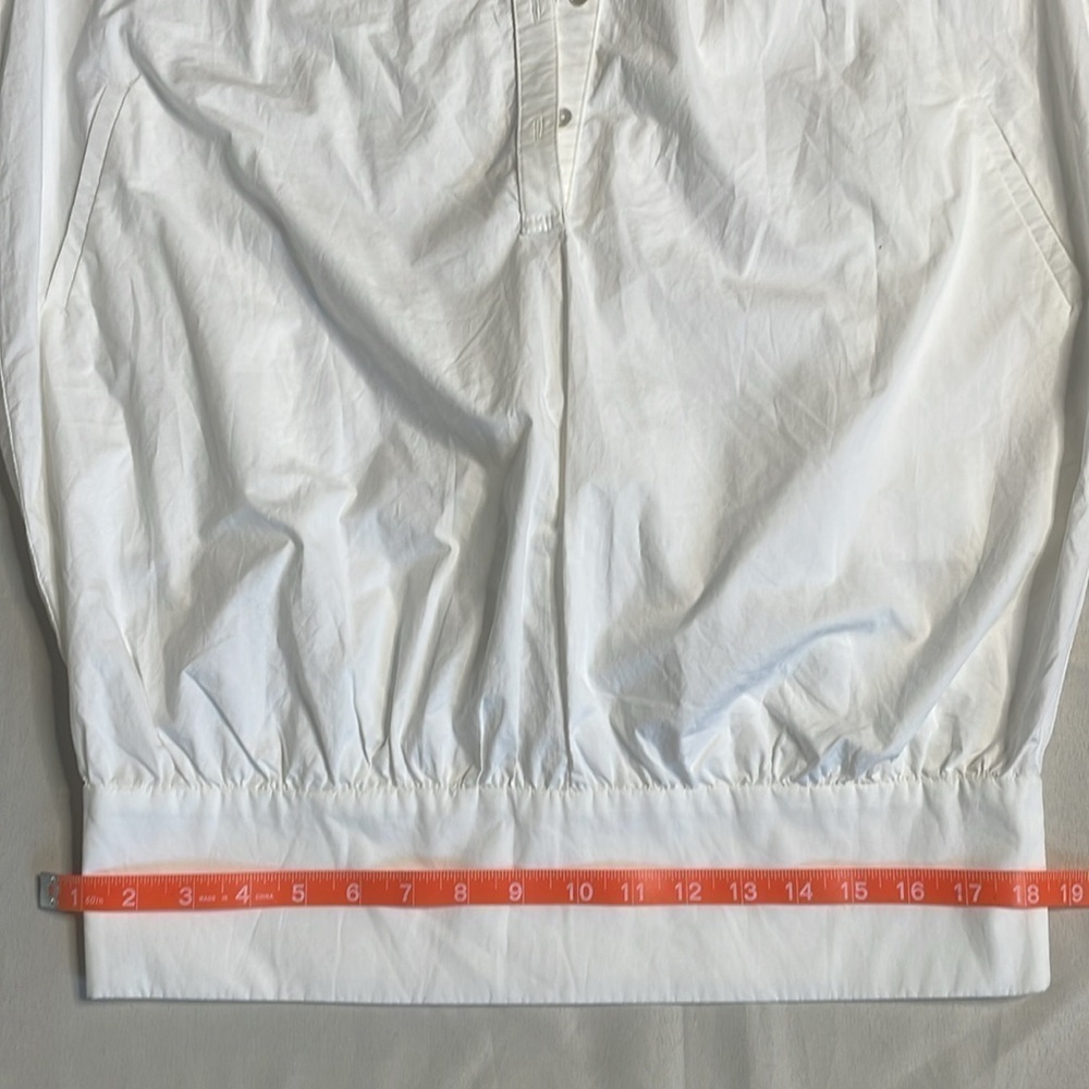 ZARA White Button-Up Shirt Dress - Picture 15 of 15
